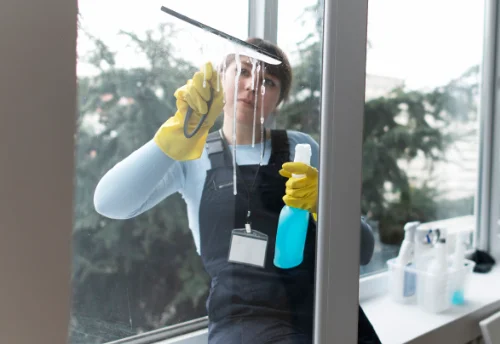 Nettoyage de vitres intérieures et extérieures à Chenu